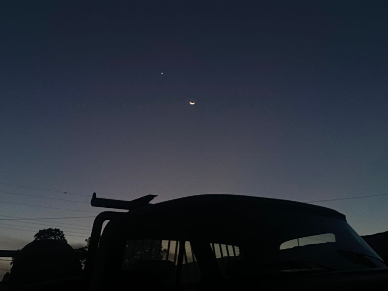 moon and venus